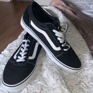 Classic Black and White Vans Sneakers